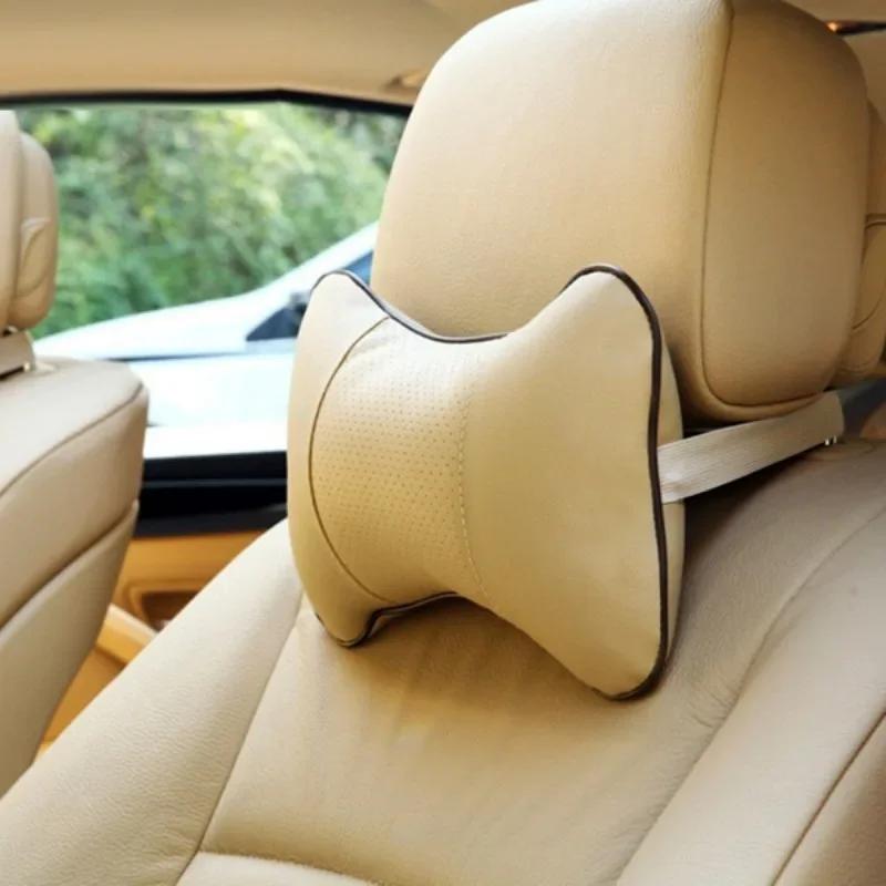 Car Neck Pillows 1pc Universal Head Support Protector Car Headrest Backrest Cushion Car Seat Neck Protector Pillow