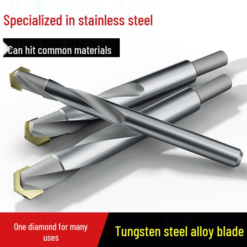 Premium Tungsten Steel Alloy Drill Bit - Super Hard, Stainless Steel Twist for Drilling
