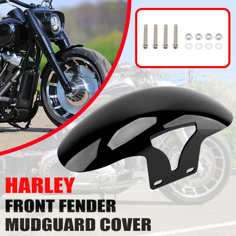 Motorcycle Mudguard Front Fender Cover For Harley M8 Softail Fat Boy FLFB 160 R18 2018-UP Fender Guard Fairing Cover Waterproof