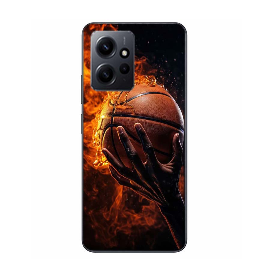 Basketball Phone Case For Redmi Note 14 15 Pro 5G 13 12 Pro Plus 11 11T 11E 11S 10 Pro 10S 9 9S Cover Cell Clear TPU Capa Compat