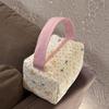 Bear Tote Bag Large Capacity Makeup Organizer Women Canvas Cosmetic Bag for School Work Travel