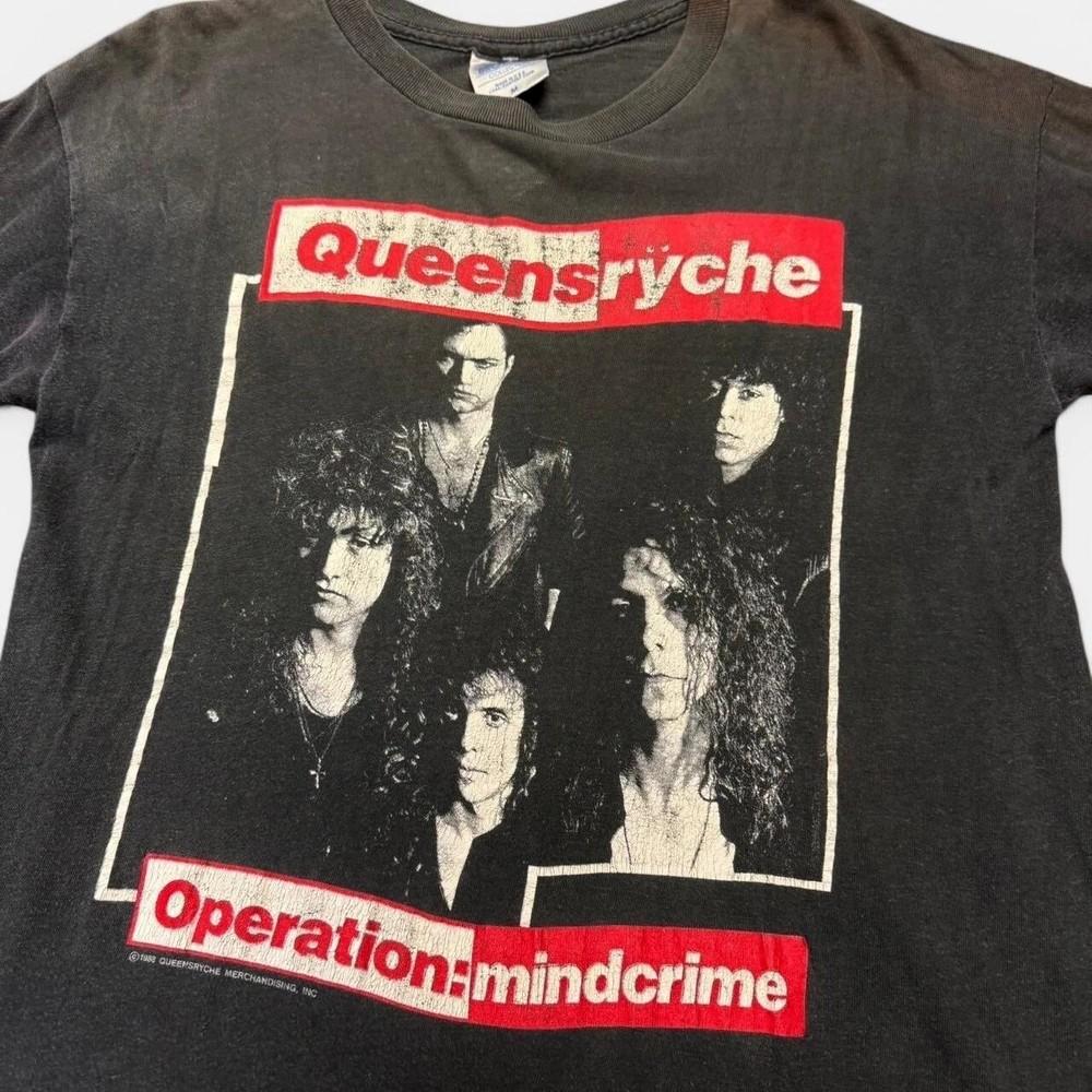 80s Queensryche Operation Mindcrime Black Unisex T shirt Reprint WA0457 Unisex T-Shirt M
