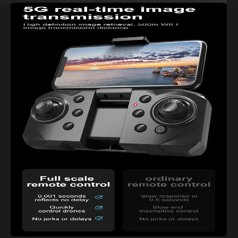 Foldable Mini Brushless Motor Drone, Quadcopter Remote Control Aircraft, High-definition Aerial Photography, Optical Flow Positioning