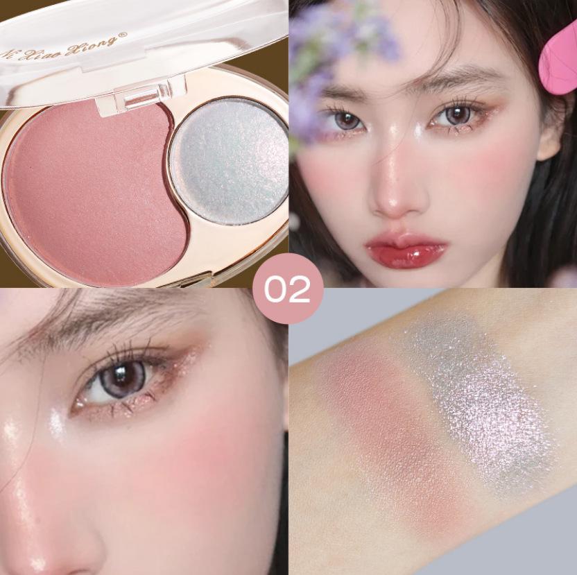 Winnie the Pooh Dual-Color Highlighting & Contouring Blush Palette