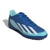 Adidas X Crazyfast.4 Comfortable Lace-Up Versatile TF (Rubber Studs) Durable Lightweight Soccer Shoes Men Soccer Shoes Blue White IE1576