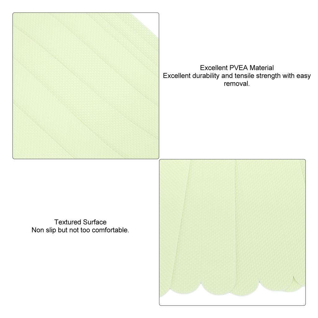 24PCS Anti Slip Traction Tread 2x38cm Green Fluorescent Outdoor Non Skid Tape for Stairs