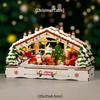 Luminous Handmade Wooden Christmas Tree Ornament Pendant Decor Gift.
