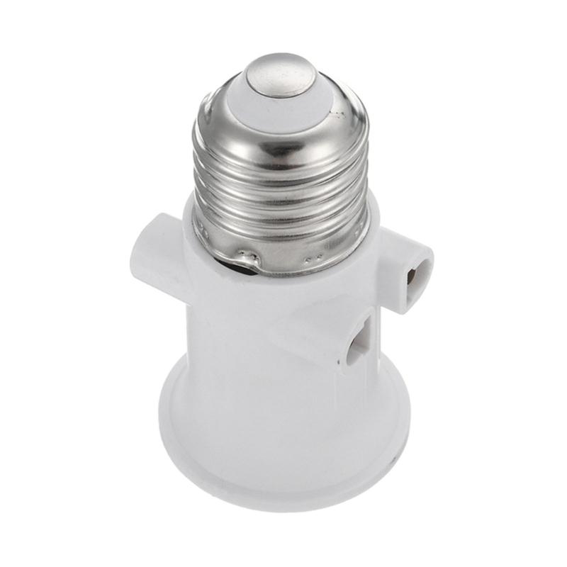 AC100-240V 4A E27 ABS EU LED Bulb Adapter Lamp Holder Base Plug Connector Accessories Screw Light Socket Conversion