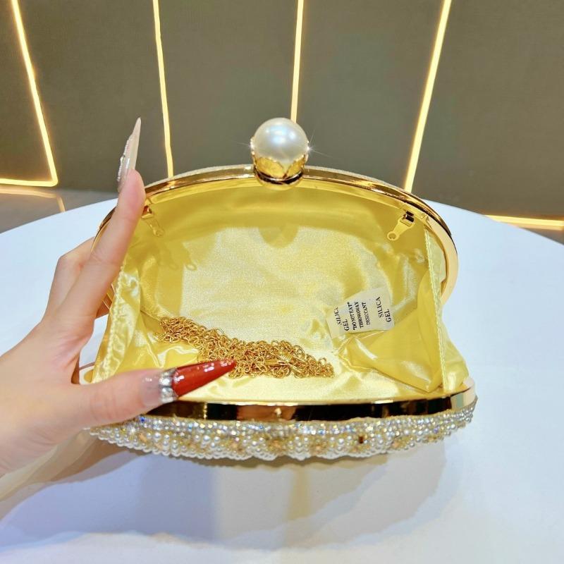 Diamond-encrusted Crossbody Bag, Dinner Bag, Clutch Bag, Cheongsam Dress Bag, High-end Light Luxury Handbag Casually