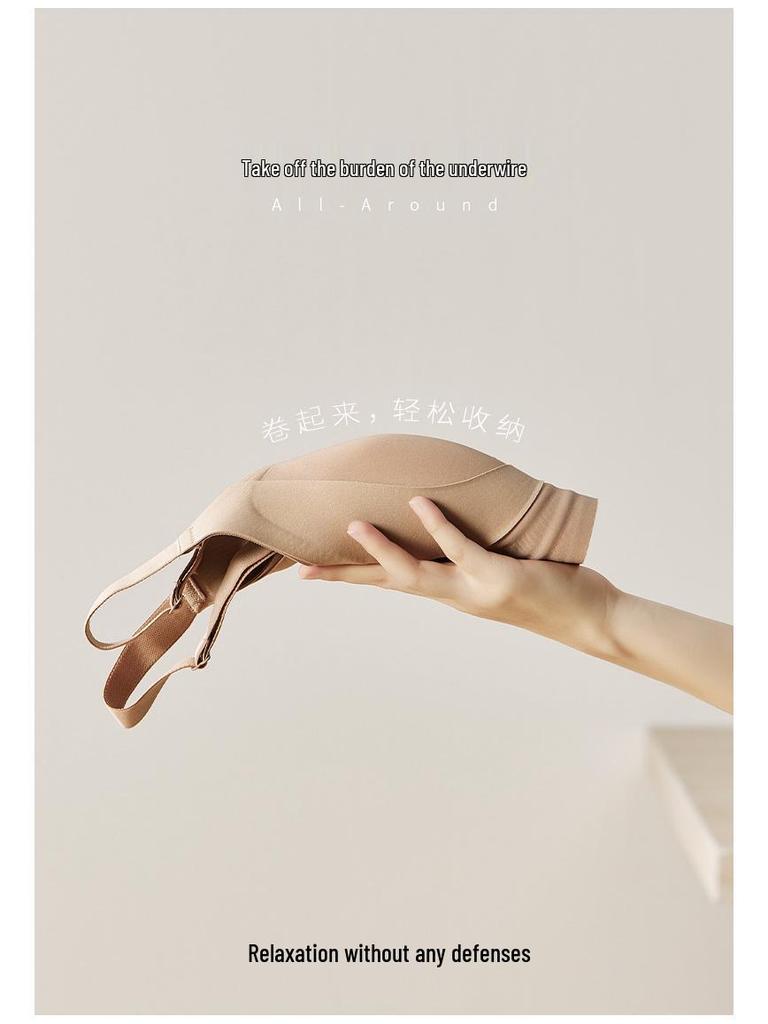 Seamless Latex Sports Bra: Supportive for All Sizes, Anti-Sagging, Perfect for Sleep & Everyday Wear