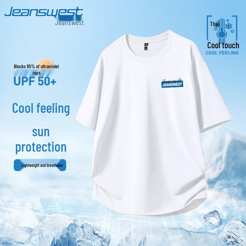 Jeanswest Men s Summer Quick-Dry UV Protection T-Shirt L