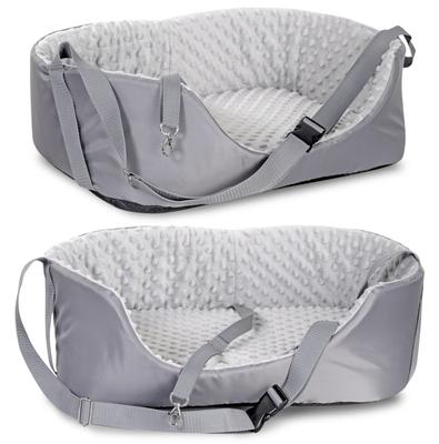 Car Carrier 50x40 Cm Minky Gray