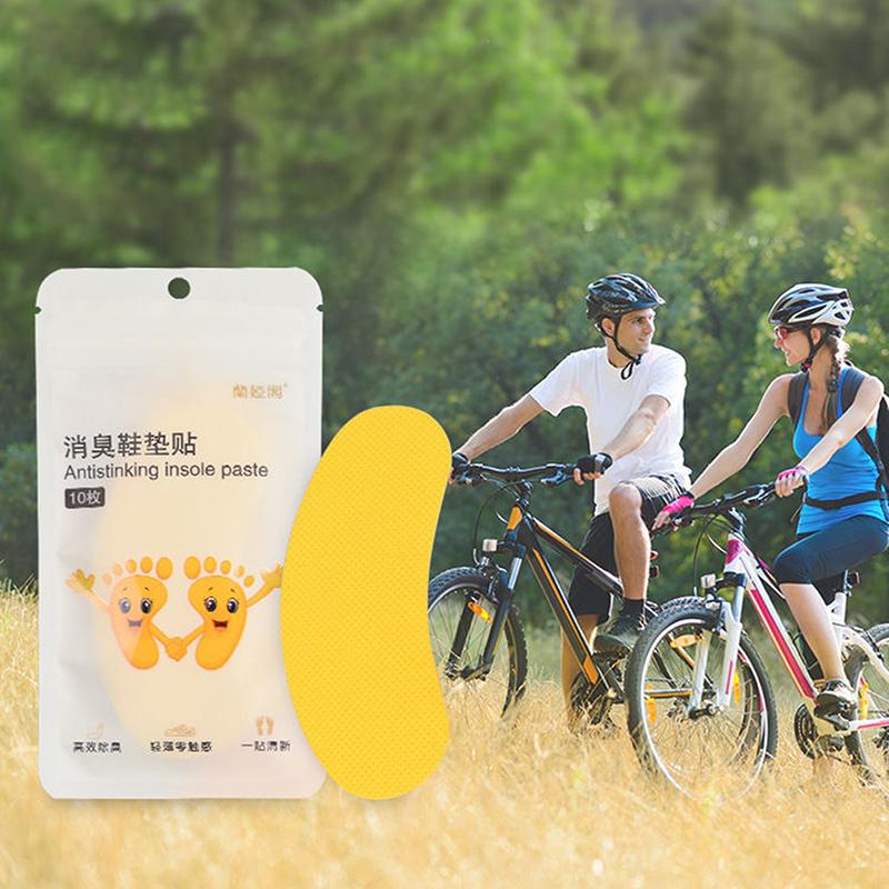 10Pcs Shoes Deodorant Sticker Deodorant Foot Odor Deodorants Sneaker Smell Fresh Fruity Aroma Insole Sterilization Stickers