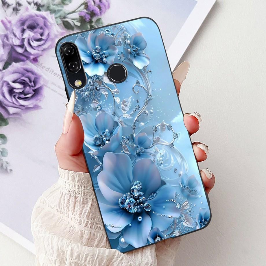 Luxury Matte Silicone Soft Case For ASUS ZENFONE 5 8 3 ZE620KL ZE520KL ZB602KL ZB601KL ZS590KL Capa Flower Loving Heart Funda