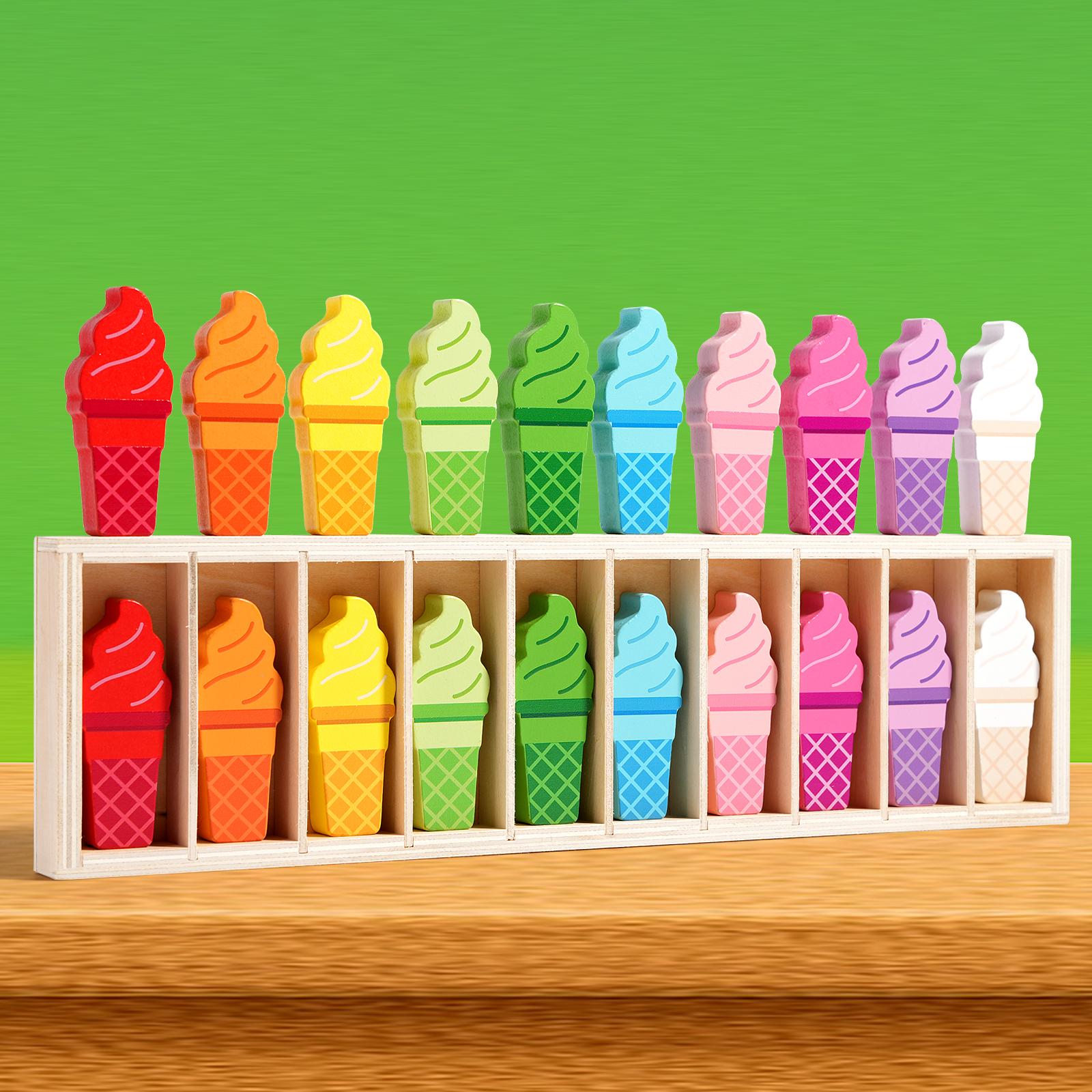First-Class Kid Ice Top-Grade Cream Top-Grade Counting Top-Grade Puzzle Top-Grade Board First-Class Math High-Standard Toy First-Class