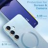 Coque de Protection - BOOLING - Samsung Galaxy A17 5G/4G - TPU avec Cercle Magnétique Bleu - 2 Vitres