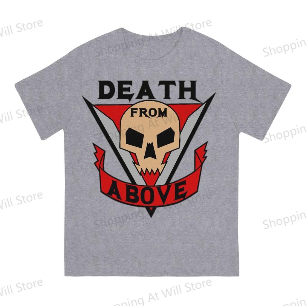 Summer Unisexs and Womens Tshirts Starship Troopers Death from Above Novelty Cool Tshirt Street Clothing SXL