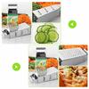 J-ouuo 4-Sided Cheese Grater, Vertical, Ergonomic Stainless Steel, for Cucumber, Carrot, Cheese, Fruit, Vegetables, Chocolate, Cheese Grater, Kitchen