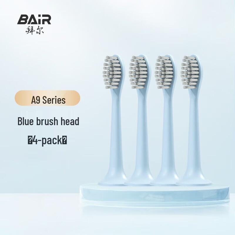 

Byr A9 Original Electric Toothbrush Heads, 4-Pack