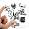 Eagle Shape Pendant Moulds DIY Keychain Molds Clay Moulds Jewelry Making Tools Silicone Material for Hand Making Pendant
