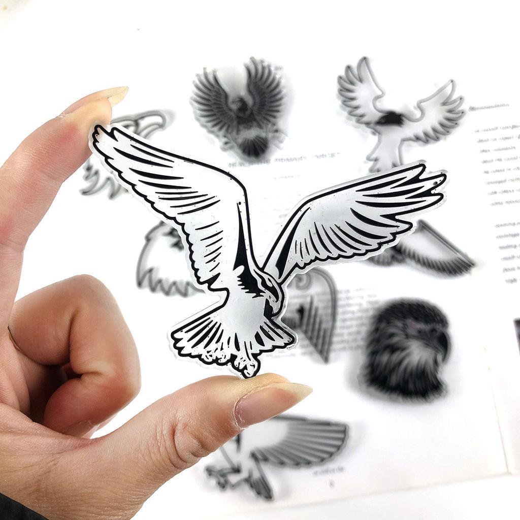Eagle Shape Pendant Moulds DIY Keychain Molds Clay Moulds Jewelry Making Tools Silicone Material for Hand Making Pendant