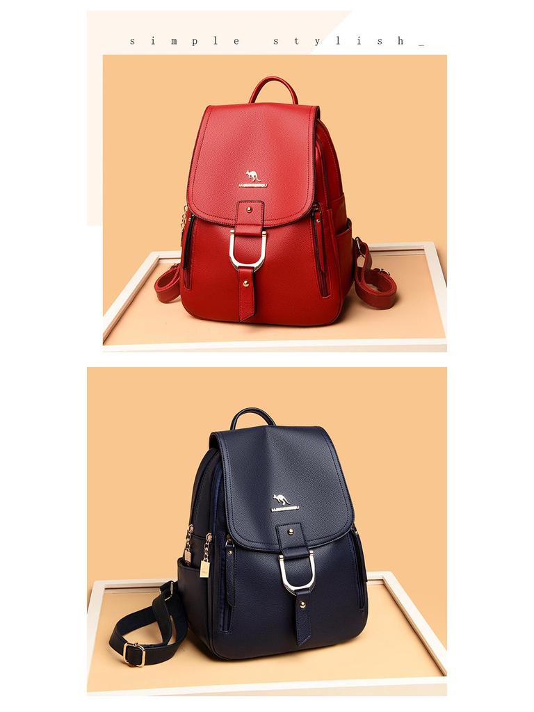 Women's Korean Style Casual Backpack - Simple, Fashionable, Versatile, Large Capacity for Travel and Commuting