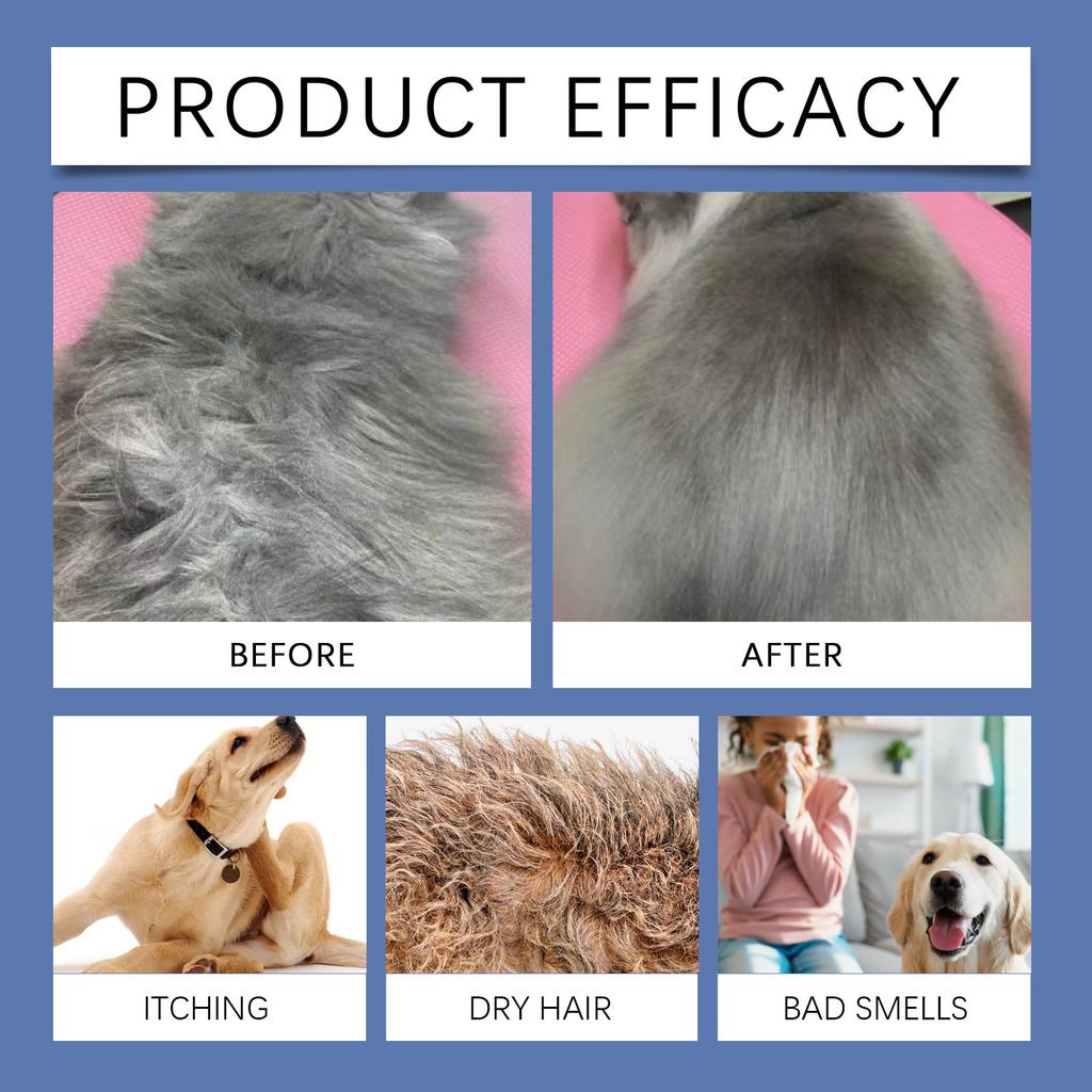 Pet Hair Care Liquid Provides Care For Cat And Dog Hair And Skin, Ensuring The Health Of Pet Hair And Making It Shiny And Lustrous,60ML