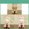Cute Fruit Rabbit Plush Toy Keychain For Bag Decor And Collectors