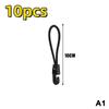 10/50Pcs Bungee Cord With Hooks High Elasticity Expander With Hooks Rubber Tensioner With Hooks For Camping Tarpaulin