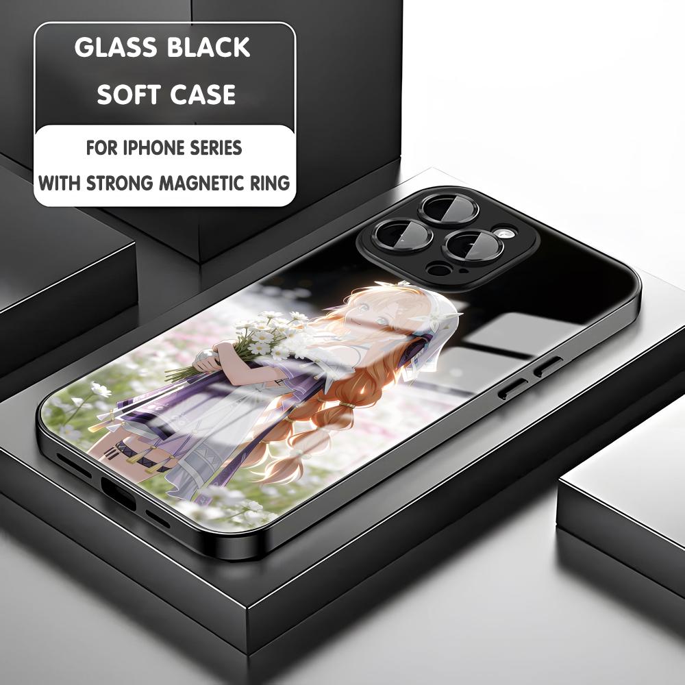 Wuthering Waves SIGRIKA  Phone Case For iPhone17 16 15 14 13 12 11 X XR XS 8 Plus Mini Pro Max Glass Magnetic Case