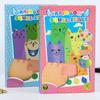 Kit Arte Scratch Arcobaleno Set Carta Raschiabile Magica Arcobaleno per Bambini Cartoline Creative Fai-da-te Biglietti d'Auguri Personalizzati Giocattolo per la Motricità Fine