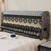 All-inclusive Short Plush Quilted Headboard Cover King Twin Size Lace Bed Head Cover Dustproof Bed Backrest Cover