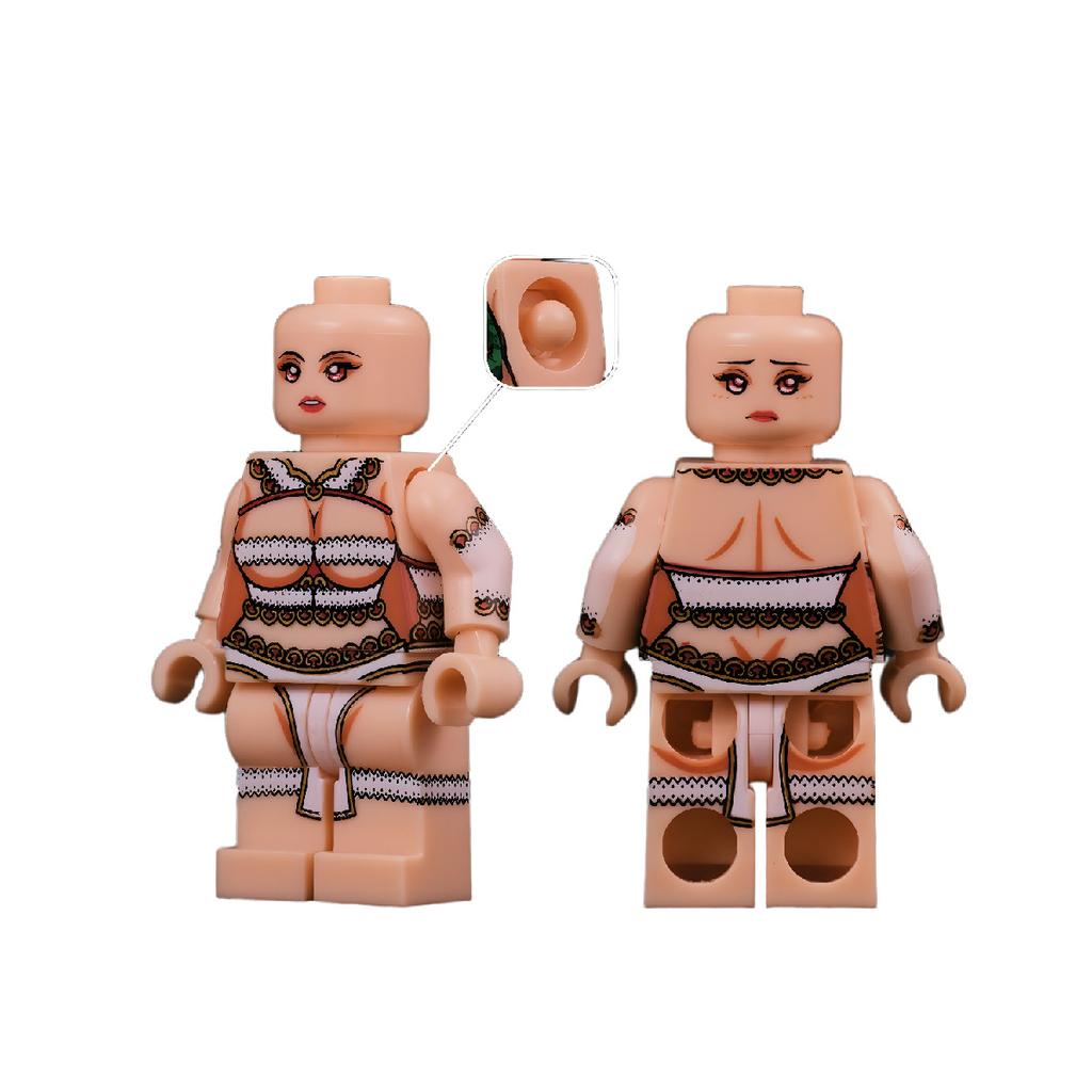 Little Sun Occupation Minifigures Building Block Doll Police Soldier Teacher Doctor Couple Wedding Giveaway