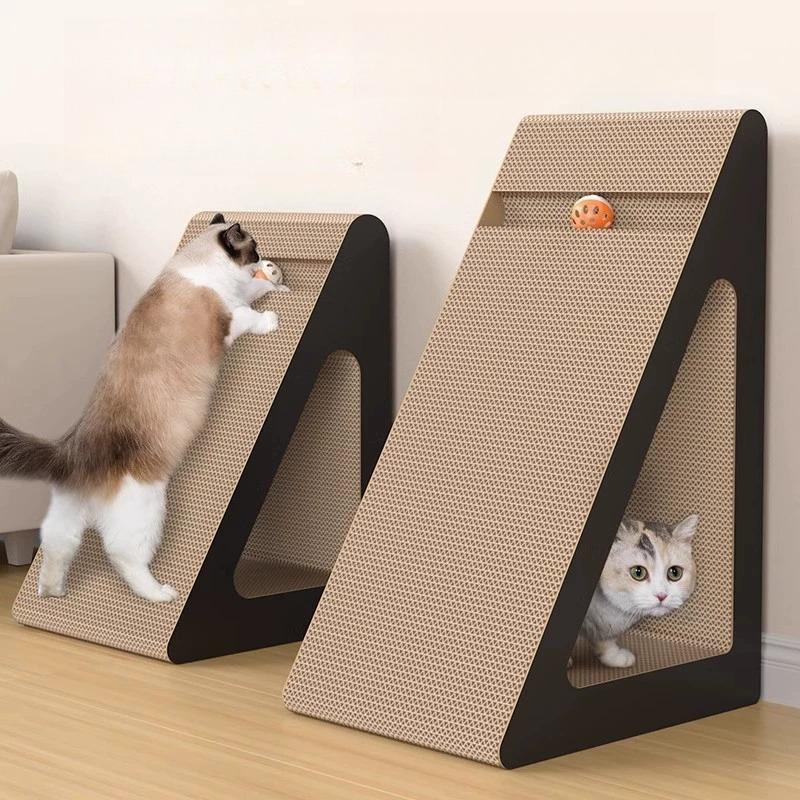 The Cat Scratching Board Is Wear-resistant and Does Not Drop Debris. The Cat Toy Self-hi Relieves Boredom. Ver