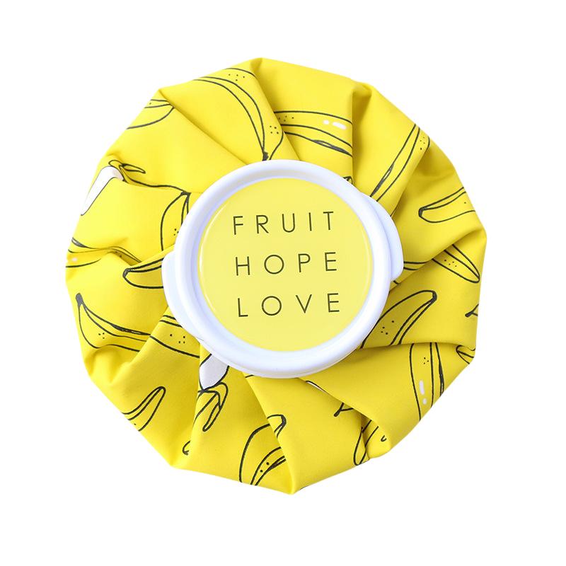 

Pet Cooling Pad Portable Reusable - Flexible Fabric Pack with Cartoon Prints - Foldable Ice Bag for Pets Temperature Relie жёлтый