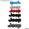For JEEP Grand Cherokee Compass Wrangler Renegade JK JL Patriot Badge  Auto Stickers Accessories ABS Car Front Grille Emblem