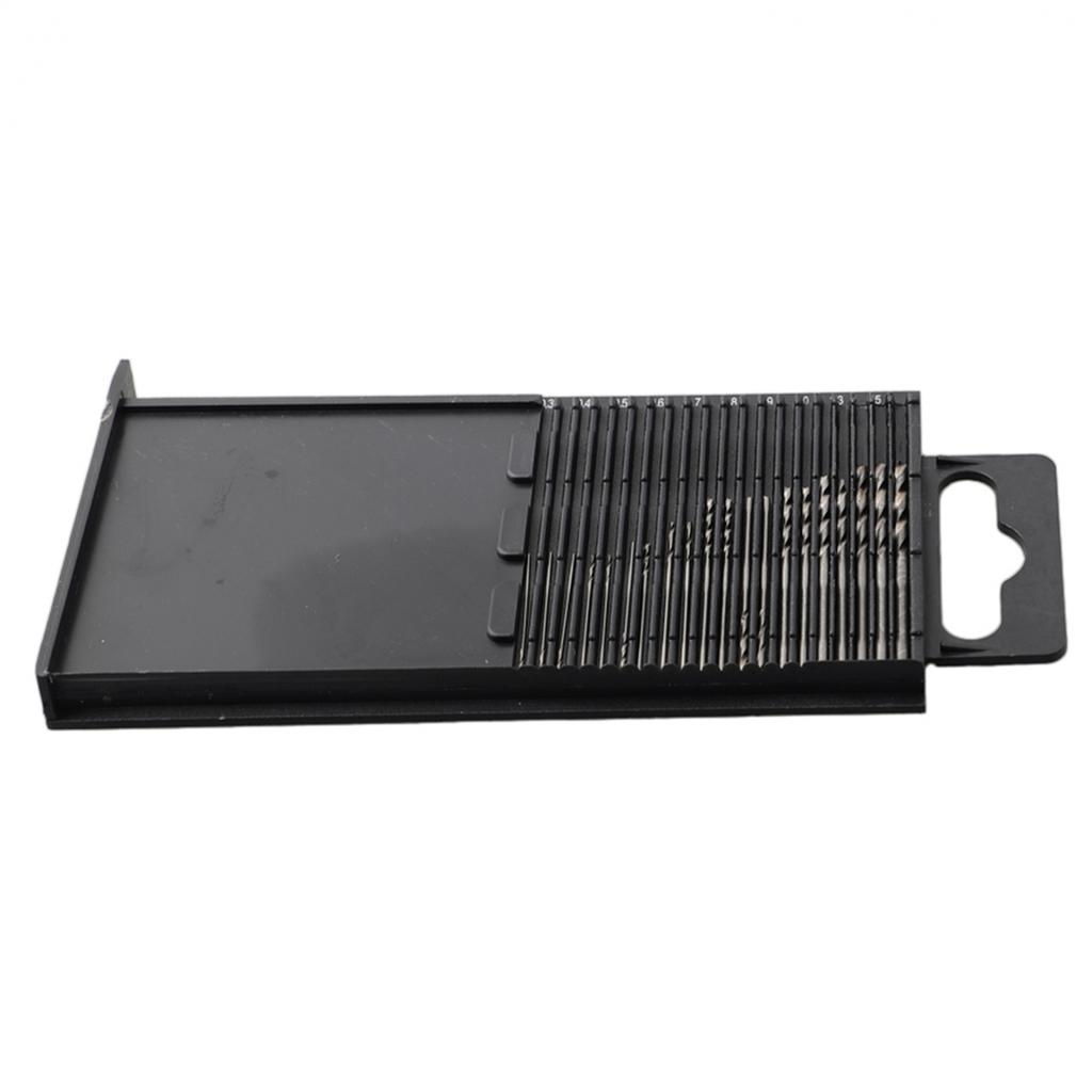 20Pcs Set of Mini HSS Spiral Drill Bits for Jewellery and Watch Repair