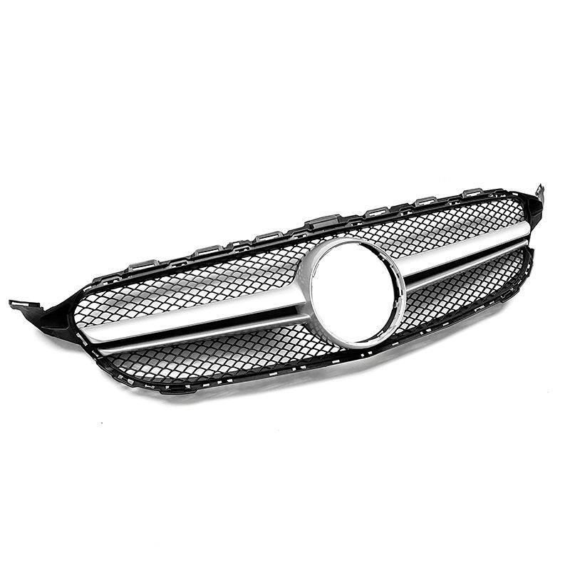 For 2014-2018 W205 Mercedes Benz C180 C200 C250 C260 C300 C400 C450 C63 Front Bumper Radiator Grill