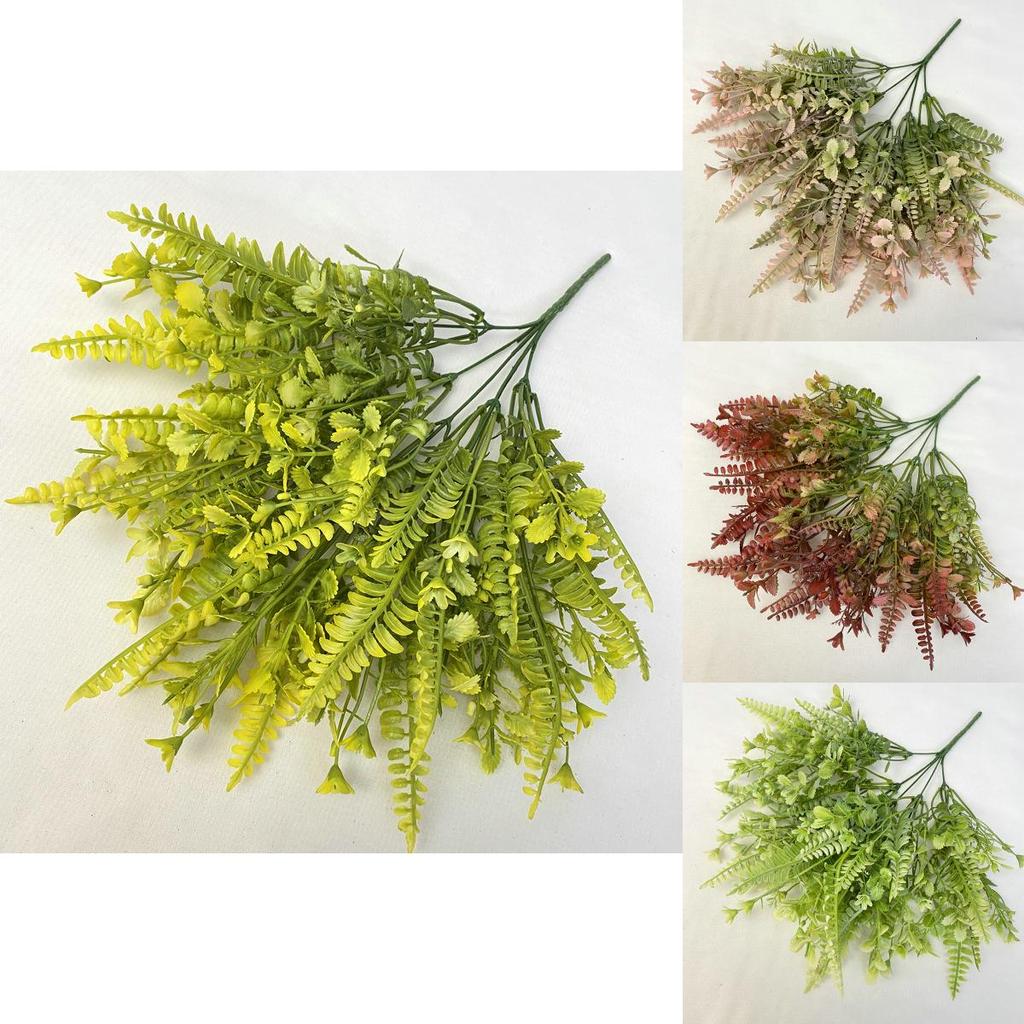 Small Toona Plastic Flower For Wedding Photography Home Decoration Artificial Green Plant