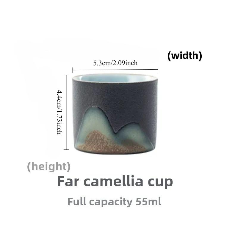 Home Office Tea Cup Gift Box Set Exquisite Jiangshan Cup Tea Set Single Cup Tasting Tea Festival Japanese Style