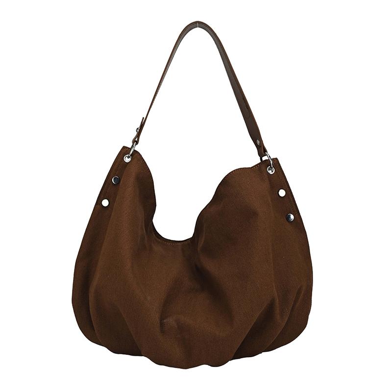 

Fashi Solid CANVAS Simple Shoulder & Crossbody Bags 2026 High Quality Versatile Popularity Large Capacity Handbags for Women кавовий