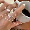 VENTFILLE 925 Sterling Silver Ring for Women Girl Gift Flower Bow Love Combination Ins Niche Jewelry Dropship Wholesale