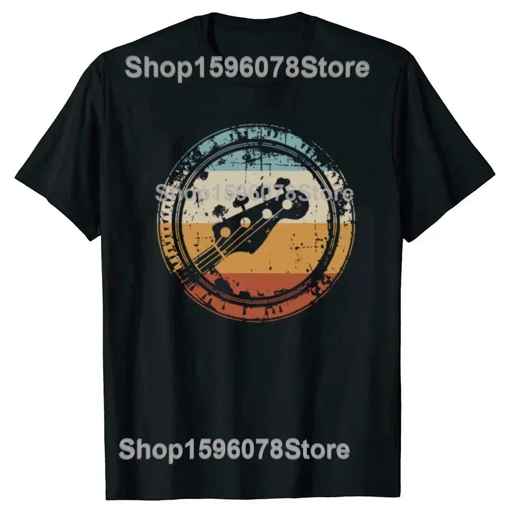 Rock Cat Playing Guitar Guitarist Music Lover Rock T-Shirts Men Awesome Tee Shirt DJ Party Bass Clothing Unisex T Shirts