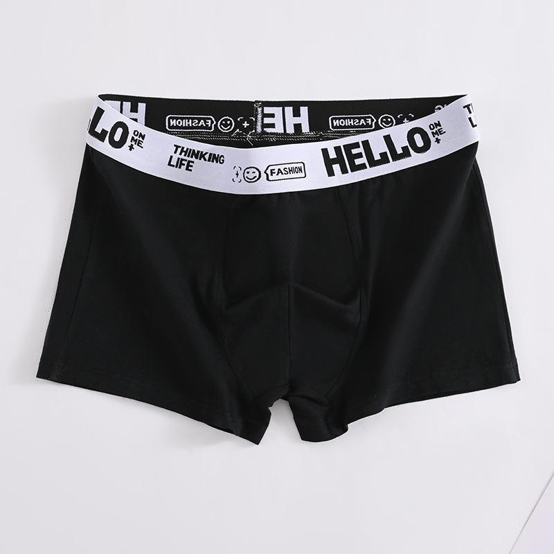 Antibacterial Mid-Rise Boxer Briefs for Men and Teens - Breathable Large Size Pants.