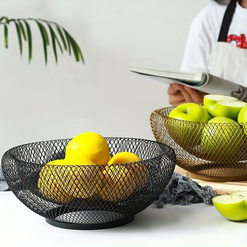 Nordic Creative Fruit Plate Iron Fruit Plate Snacks Living Room Basin Home Desktop Storage Basket
