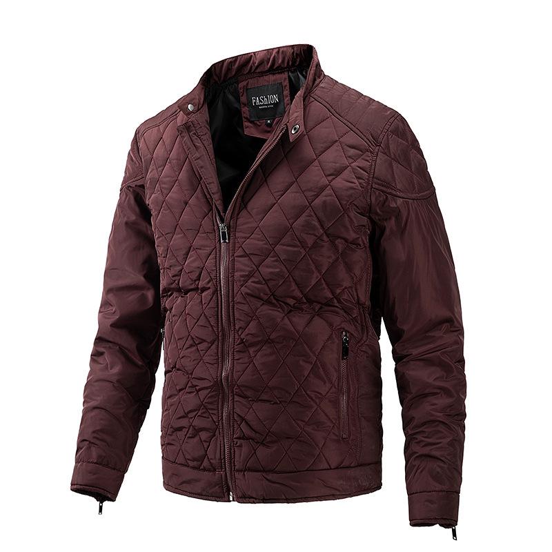Herren Herbst Winter Motorradjacke - Lässige Dünne Baumwolljacke