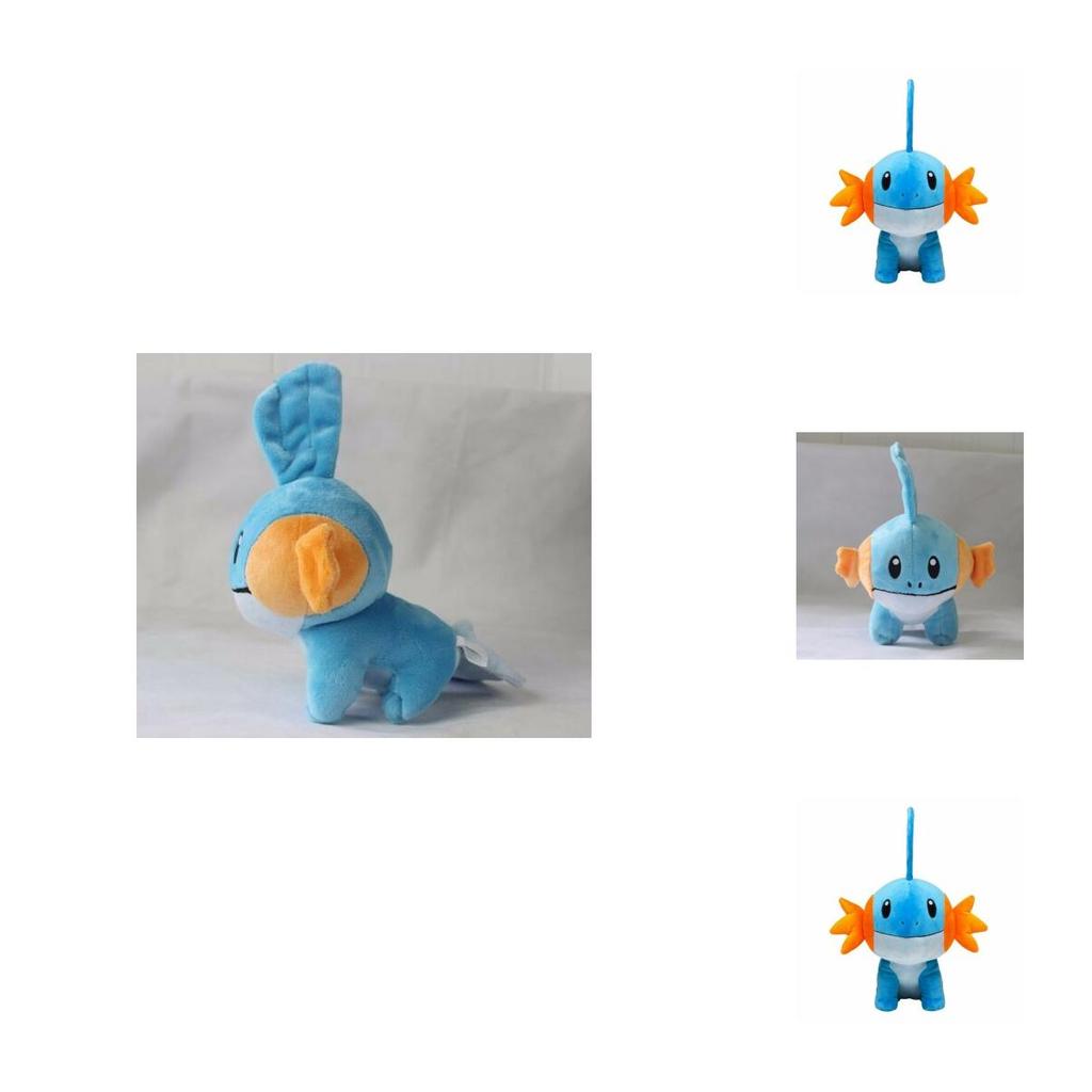 Urocza i Przytulna Pluszowa Zabawka Pokemon Mudkip z Najwyższej Jakości Miękkim Puszystym Materiałem 7"/18cm