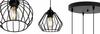 BLACK WIRE HANGING LAMP LOFT CHANDELIER MIX