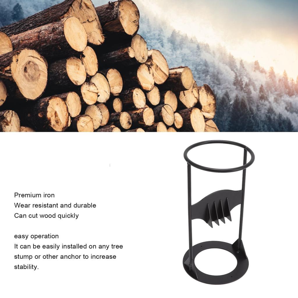 Firewood Splitter Portable Iron Splitting Wedge for Log Wood Labor Saving Portable Wood Splitting Tool for Home Farms