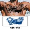 Waterproof Herbal Semi-Permanent Flower & Wings Sleeve Tattoo Sticker